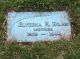 Photo of headstones/thumb_Elthena M Evans d 1944 hdstn Pittsford White Haven